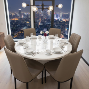 DINING TABLE (ROUND - 6 PAX)