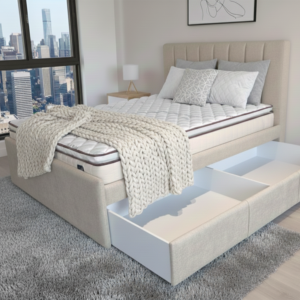 LS103 BEDFRAME + XL SIDE DRAWER